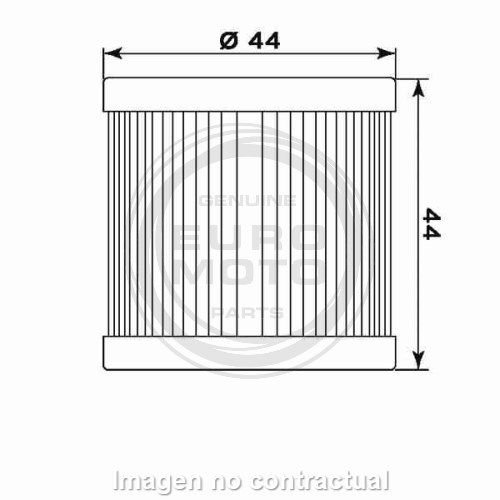 Filtro aceite Meiwa Suzuki DR-Z 400/E/S