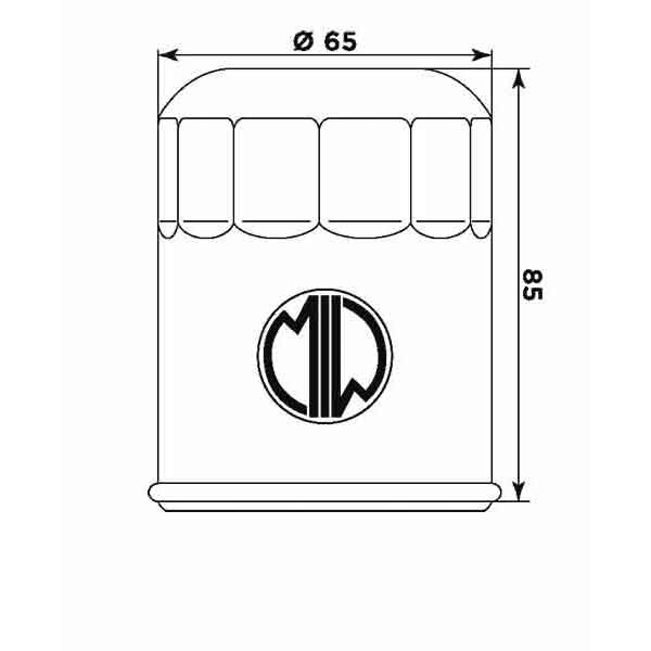 Filtro aceite Meiwa Yamaha FJR 1300