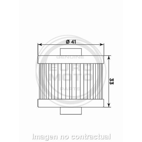 Filtro aceite Meiwa Aprilia/Peugeot 125/150