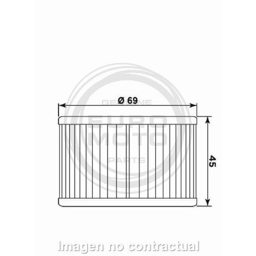 Filtro aceite Meiwa Kymco Venox 250