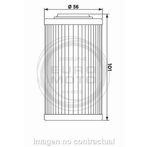 Filtro aceite Meiwa Aprilia RSV 1000
