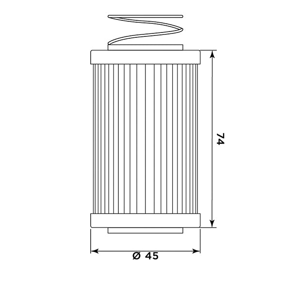 Filtro aceite Meiwa MV Augusta Brutale 990