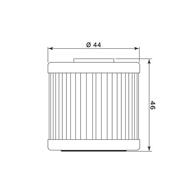 Filtro aceite Meiwa Kymco Xciting 400