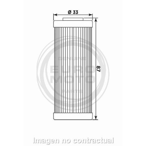 Filtro aceite Meiwa KTM 450/505/530
