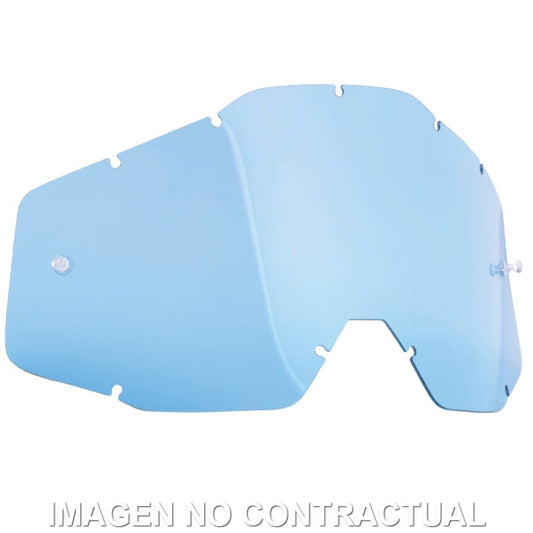 FMF POWERBOMB/POWERCORE REPLACEMENT - SHEET BLUE LENS