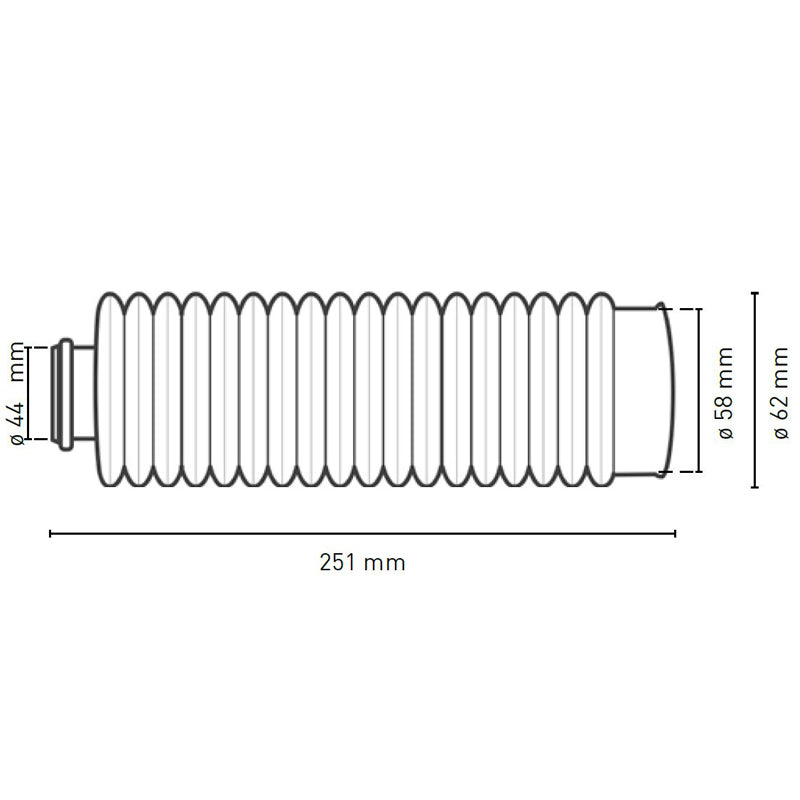 Fuelle Circuit 18 Dientes Negro