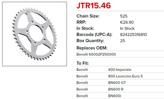 Corona JT Sprockets JTR15.46