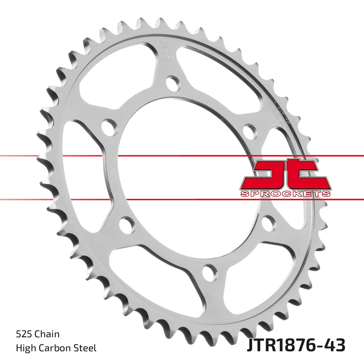 Corona JT Sprockets Acero JTR1876.43ZBK
