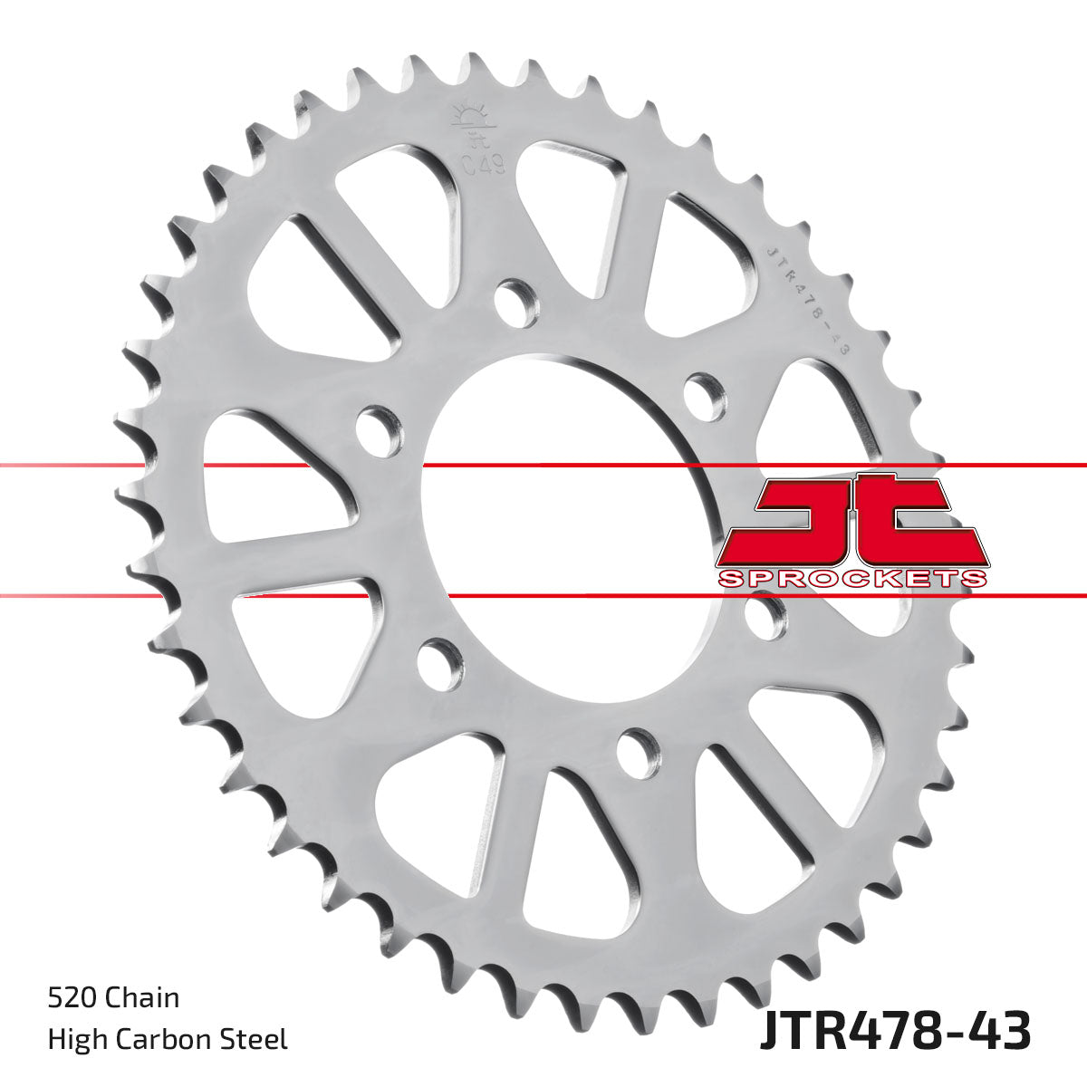 Corona JT Sprockets Acero JTR478.43ZBK