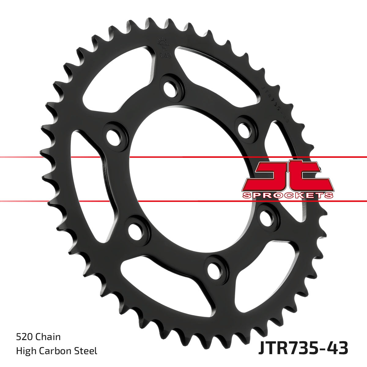 Corona JT Sprockets Acero JTR735.43