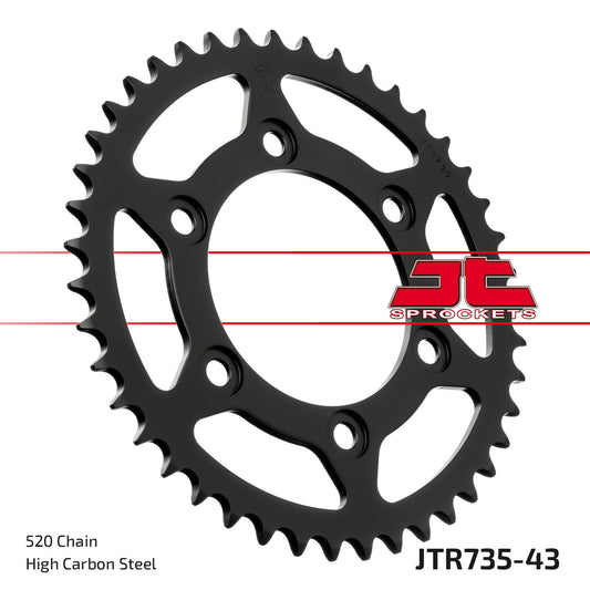 Corona JT Sprockets Acero JTR735.43