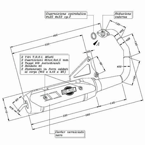 Silencioso Leovince Sitoplus Yamaha BW´S 50