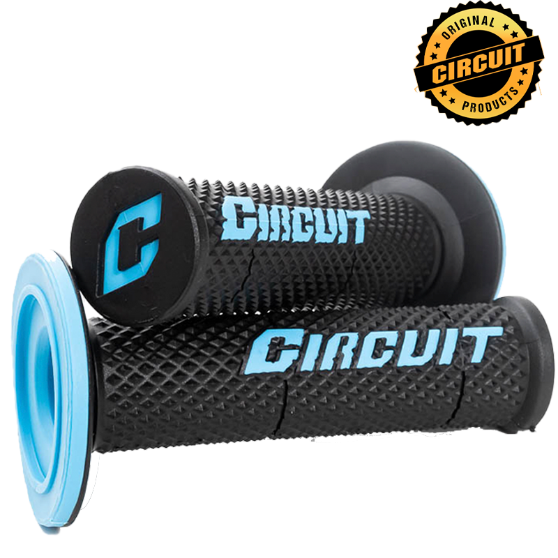 Puños Circuit V Negro / Azul
