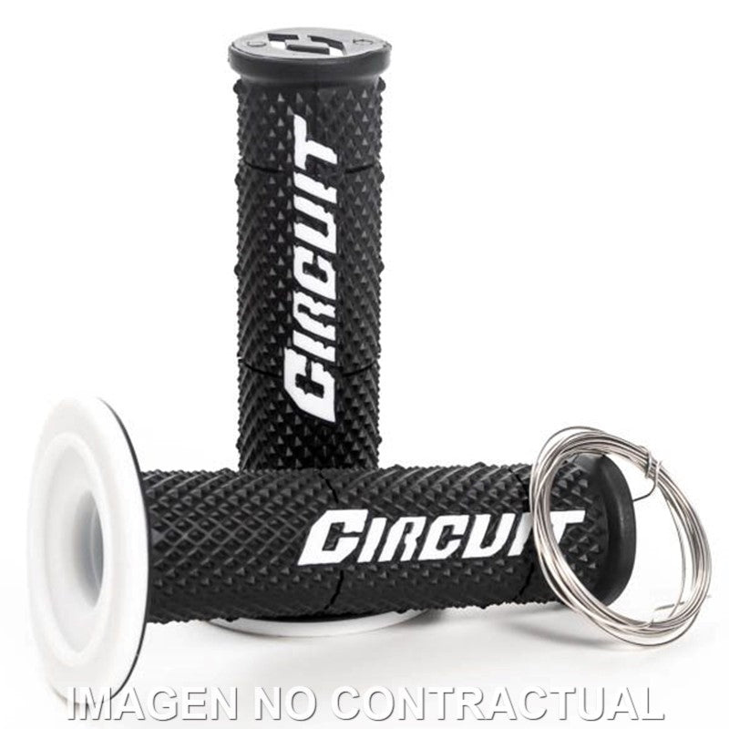 Puños Circuit V Negro / Blanco