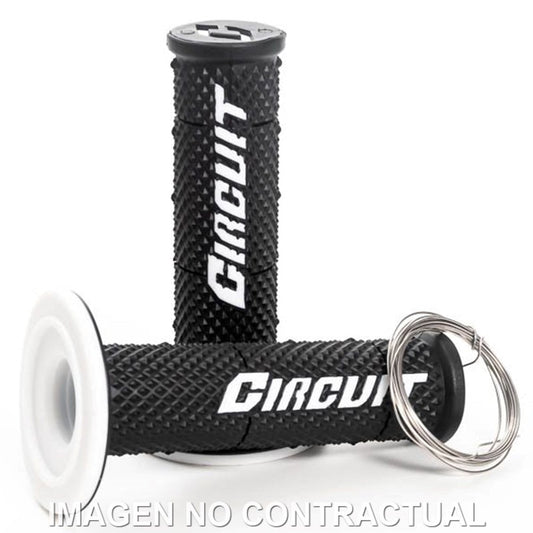 Puños Circuit V Negro / Blanco