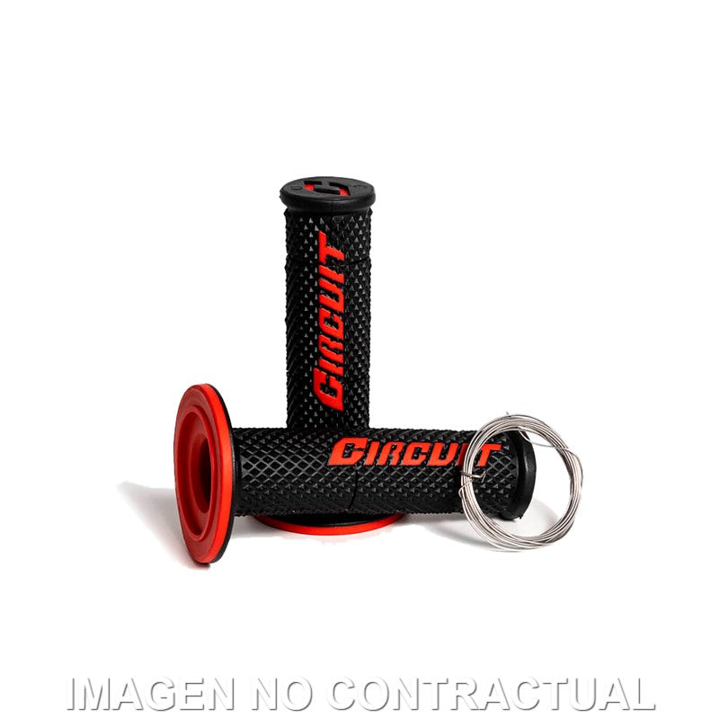 Puños Circuit V Negro / Rojo