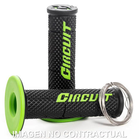 Puños Circuit V Negro / Verde