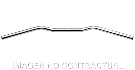 Manillar TRW Aluminio 22 mm Superbike Plata mate