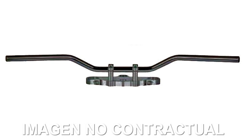 Manillar TRW acero 22 mm Classic Low negro