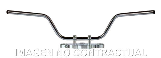 Manillar TRW acero 22 mm Touring High cromado