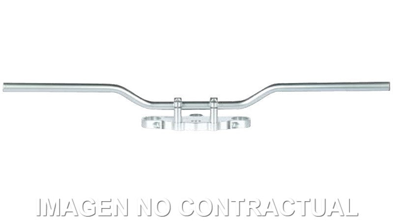 Manillar TRW acero 22 mm Speedfighter plateado