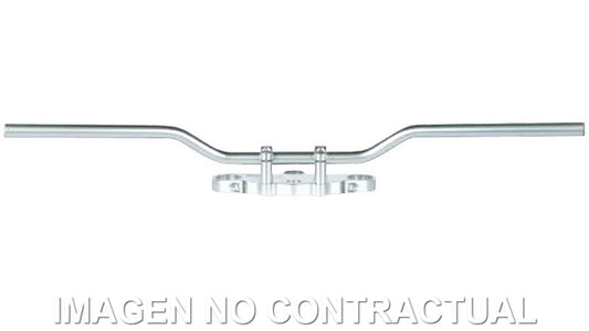 Manillar TRW acero 22 mm Speedfighter plateado