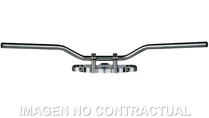 Manillar TRW acero 22 mm Superbike Confort cromado