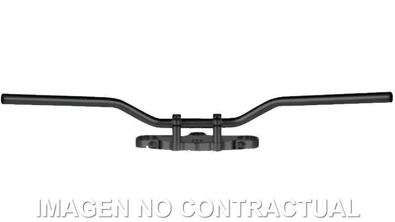 Manillar TRW acero 22 mm Superbike Confort negro