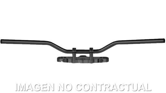 Manillar TRW acero 22 mm Superbike Elegance negro