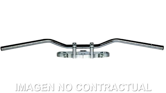 Manillar TRW acero 22 mm Superbike Sportive cromado