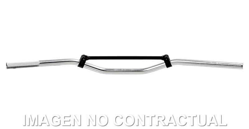 Manillar TRW Aluminio 22 mm Off-Road Plata Low