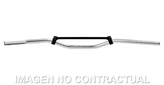 Manillar TRW Aluminio 22 mm Off-Road Plata Low