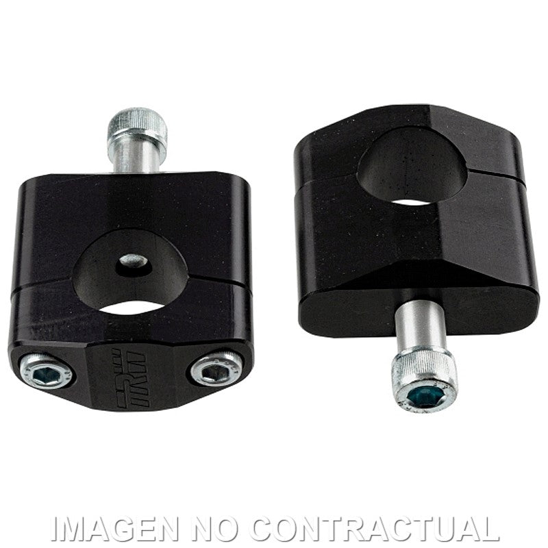 Adaptador Manillar TRW Aluminio Negro Elevación 45 mm