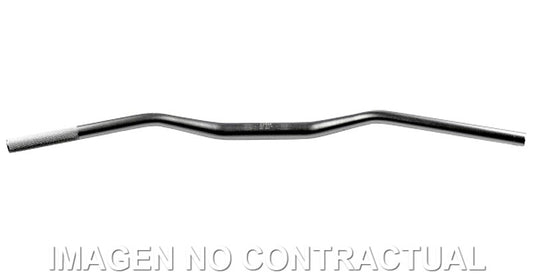 Manillar TRW Maxi Trail 28,6 mm Low Plateado