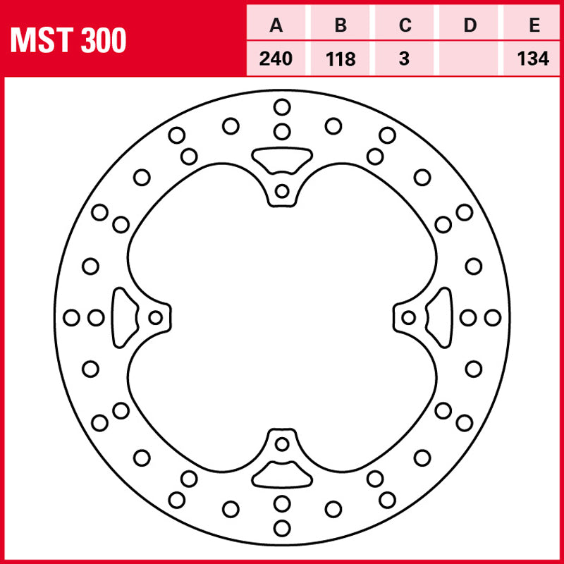 Disco de freno TRW MST 300