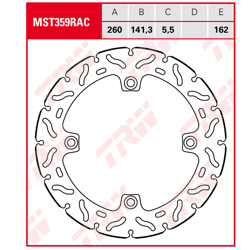 Disco de freno TRW MST 359 RAC