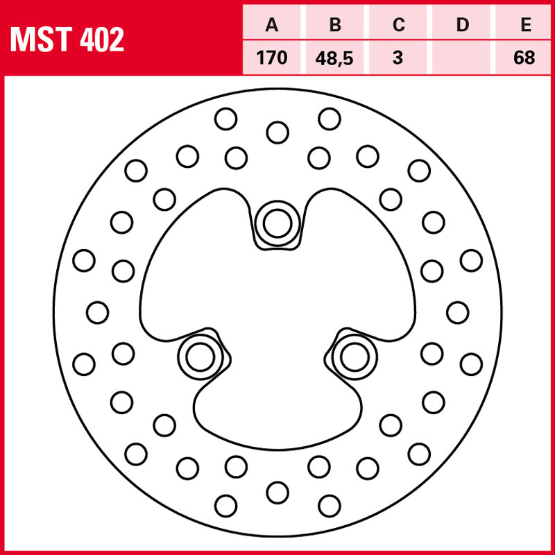 Disco de freno TRW MST 402