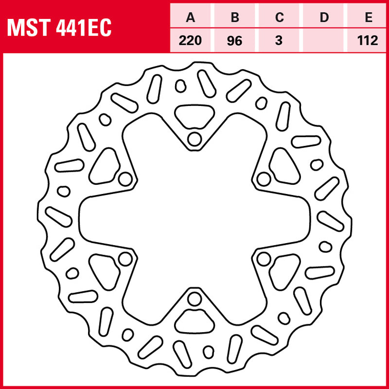 Disco de freno TRW MST 441 EC