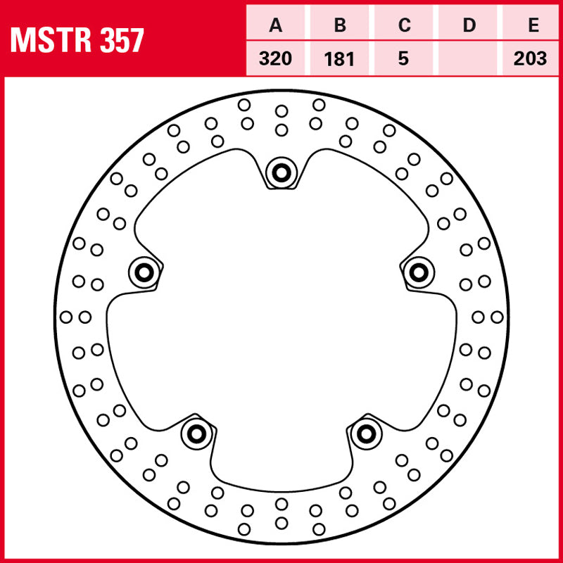 Disco de freno TRW MSTR 357