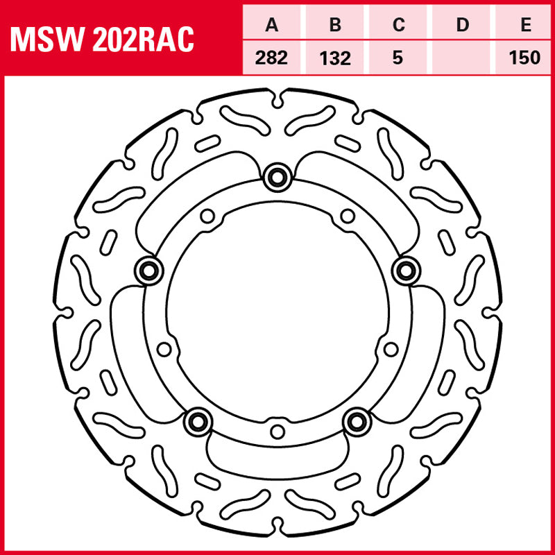 Disco de freno TRW MSW 202 RAC
