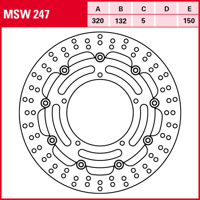 Disco de freno TRW MSW 247