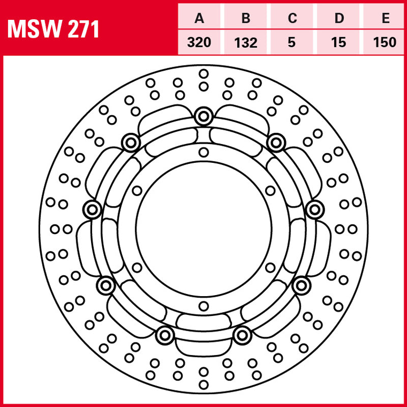 Disco de freno TRW MSW 271