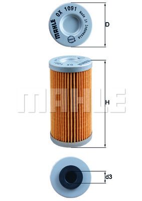 MAHLE FILTRO (OX1091)