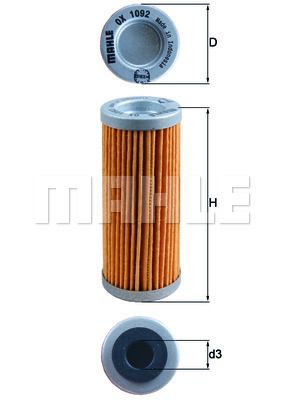 MAHLE FILTRO (OX1092)