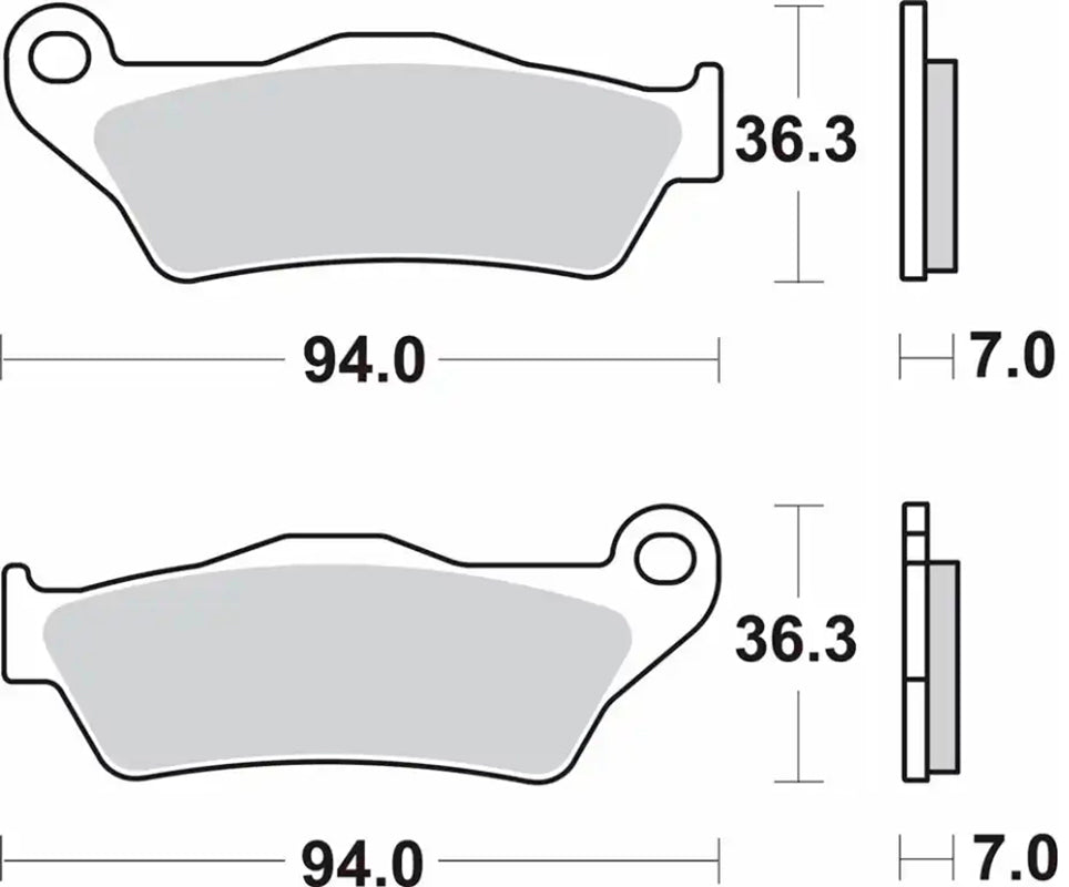 Pastilla de freno SBS P1003-LS