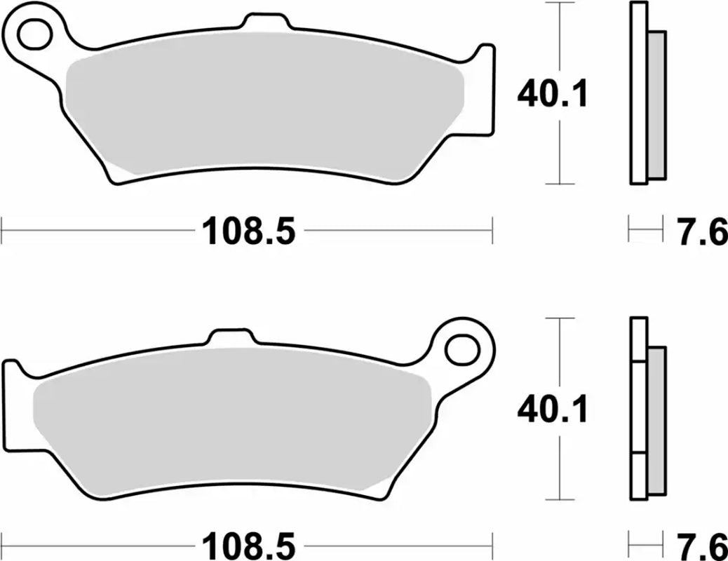 Pastilla de freno SBS P1005-LS