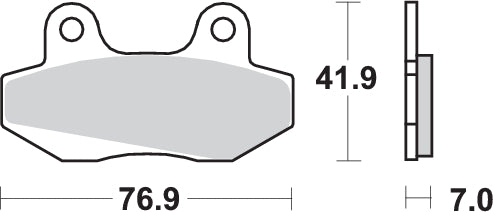 Pastilla de freno SBS P103-HF