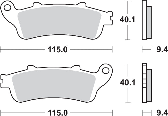 Pastilla de freno SBS P147-MS