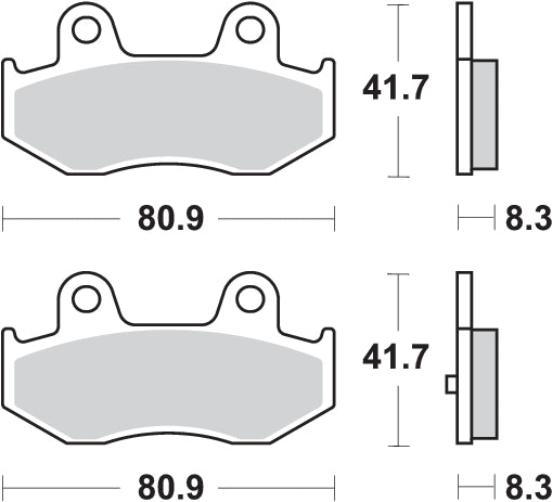 Pastilla de freno SBS P174-HF
