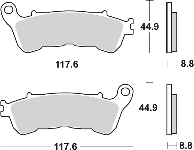 Pastilla de freno SBS P192-MS